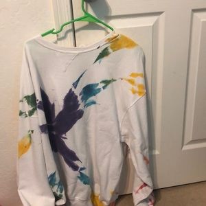 tie dye sweatshirt